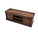 Produktbild MÖBEL IDEAL TV Lowboard Sheesham Massivholz Fernsehschrank Braun Natur geölt 130 x 45 cm Board Vollholz