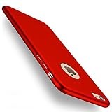 Funda iPhone 6/6s, Joyguard iPhone 6/6s con [Protector de Pantalla de Cristal Templado Completo] [Ultra-Delgado] [Ligera] Anti-rasguños Estuche para iPhone 6/6s - 4.7pulgada - Rojo