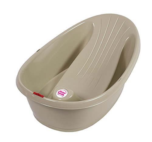 OKBaby Onda Baby Compact Shower Baby Bath, Taupe
