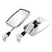Generic 1 Pair Silver Motorbike Motorcycle Rearview Mirror for Storm Prince RS.820.00