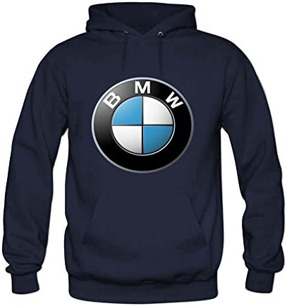 BMW logo Mens Hoodie Sweatshirt -  Blue - 
