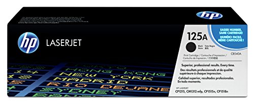 HP 125A (CB540A) Schwarz Original Toner für HP Color Laserjet CP1215, CP1515, CM1312