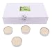 Hosley Highly Fragranced Jasmine Wax Tea Light  (3.81 cm x 3.81 cm x 1.27 cm, White, Set of 30) RS.220.00