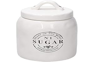 Tognana Dolce casa, tarro de azucar cc 720, ceramica, blanco