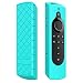 Produktbild OOOUSE Silikonhülle für Amazon Fire TV Stick 4K, Rutschfest, stoßfest, Silikon, kompatibel mit Alexa Sprachfernbedienung (Bule/Red/Green/Schwarz)