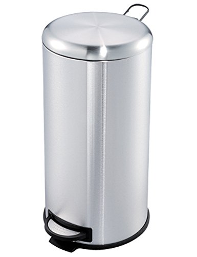Edelstahl Mülleimer Treteimer Abfalleimer wahlweise 20L oder 30L (30L) - 2