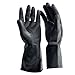 Produktbild Chemikalienschutzhandschuhe Säure- Und Laugenbeständige Anti-Rutsch-Polsterung Anti-Korrosions-Schwarz-Gummi-Hausarbeit Schutzhandschuhe Grillhandschuhe Bauarbeiter Handschuhe Mechanische Handschuhe,XL