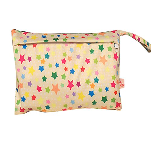 Travel Cloth Diaper Wet Bags Waterproof Diaper Bag Nappy Bag(28*18CM, I)