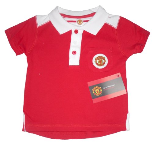 BABY BOYS POLO TOP T-SHIRT MANCHESTER UNITED 9-23 MONTHS