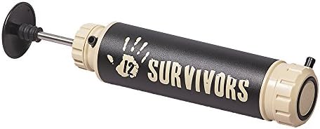12 Survivors Unisex's Hand Pump Water Purifier, White, Small