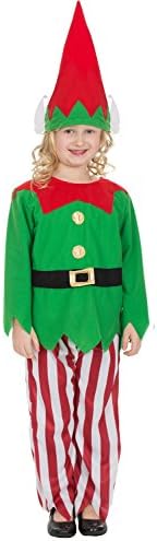Orion Costumes Kids' Red And Green Christmas Elf Fancy Dress Costume
