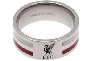 FOOTIE GIFTS Colour Stripe Ring - Liverpool F.C (Large)