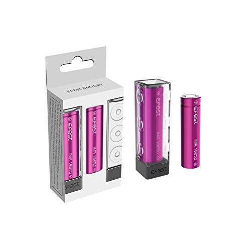 Batería recargable de la batería Efest 18650 3000mah batería 35A Plana Superior de la Caja (2 baterías)