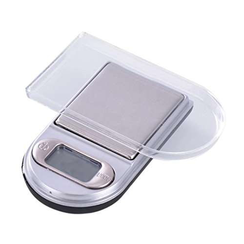 Mini Scale, HARRYSTORE 0.01-200g Mini Feuerzeug Form Kreative Stil Digital Taschen Skala - 4