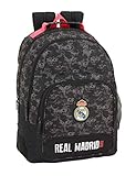 Material escolar Safta- Real Madrid Mochila, Color Negro (611924773)