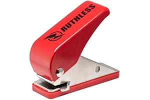 Ruthless Perforatrice de fléchettes format de poche facile à utiliser, rouge, noir et blanc