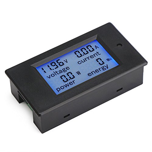 DROK® Digital-Multimeter DC 6.5-100V 20A Spannung Stromstärke Leistung-Energie-Messinstrument DC Volt Amp Testing Messgerät Monitor LCD Digital Display mit blauer Hintergrundbeleuchtung Mess Volt Strom mit eingebautem Shunt - 5