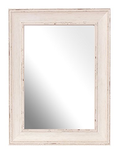 Inov8 A4 lavar British espejo marco de tamaño grande, madera de nogal, marrón