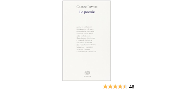 Le Poesie Amazon It Pavese Cesare Masoero M Libri