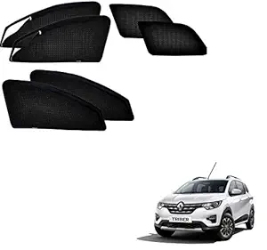 Kozdiko Zipper Magnetic Sun Shades Car Curtain for Renault Triber