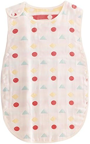 Baby Sleeping Bags Sleeveless Summer Vest Cotton Gauze Anti-Kick Quilt Thin Section Newborns Soft Breathable Air-Conditioned Rooms Sleeping Bag , 58cm (0-2 years old)