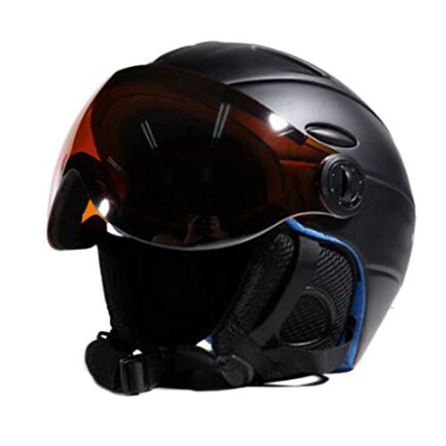 Preisvergleich Produktbild Helm, Ski-Sicherheitsgurt Schutzbrille Integrierte Männliche Und Weibliche Schutz Skihelm Schutzausrüstung (größe : M)