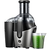 ✔ Dieser Entsafter ist einfach zu verwenden und zu reinigen - Sie können die einzelnen Teile zügig montieren und demontieren. Durch den eingebauten Auslass kann der Saft direkt in ein Glas abgefüllt werden. Alle abnehmbaren Teile sind Spülmaschinenfest. Inklusive Reinigungsbürste.