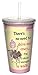 Produktbild Baumfreie Grüße 'Aunty Acid Drive Me Crazy doppelwandige Cool Tasse mit wiederverwendbarer Strohhalm, Acryl, mehrfarbig, 473 ml