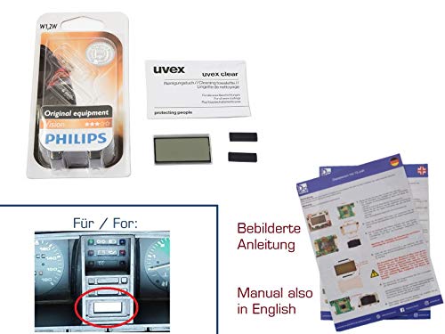 Preisvergleich Produktbild gearworks Display für T3 Bus Digitaluhr Kombiinstrument Reparatur