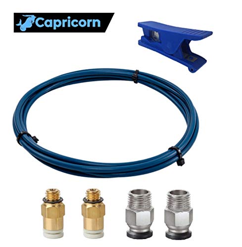 Gwisdom Capricorn PTFE Bowden Tube de 2 m Série XS pour filament 1,75 mm avec coupe-tube en téflon PTFE