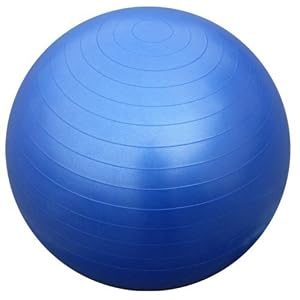 Gym Ball / Exercise Ball 65cm (Blue) With Dual Action Hand Pump
