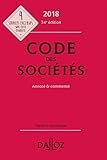 Code des sociétés 2018, annoté et commenté - 34e éd.