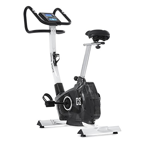 CAPITAL SPORTS Durate X77 Cardiobike Heimtrainer Fitnessbike Ergometer (Trainingscomputer mit LCD-Display, Trainingsprogramme: H.R.C.; T.H.R.; Körperfett, 9 feste Programme, belastbar bis 100 kg) schwarz oder silber - 7