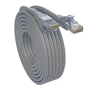 Sadow 5 Meter High Speed cat6 Cable, cat6 LAN Cable, ethernet Cable, Network Cable Internet Cable rj45 Cable LAN Wire High Speed Patch Computer Cord Gigabit Category 6 Wires for Modem, Router, LAN ADSL-Grey