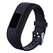 Produktbild Hunpta Ersatz Sport Silikon Armband Armband Armband für Garmin VivoFit Jr Junior Kids Fitness (Schwarz)