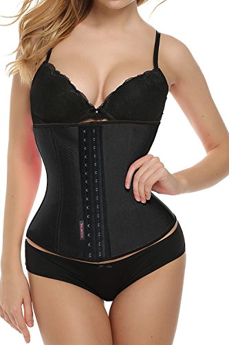 Dilanni Damen Sport Latex Training Sport Unterbrust Korsett Cincher Shaper Body Tailenmieder …