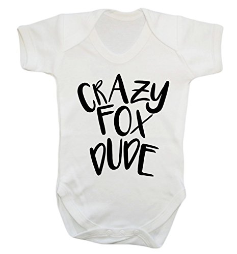 Crazy fox dude baby vest bodysuit babygrow