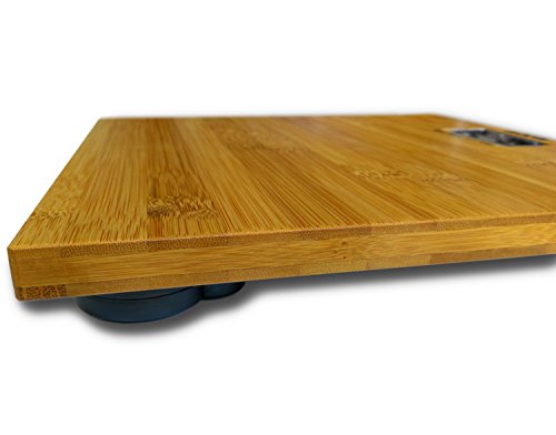 G&G A8/180KG AAA Batteriebetrieb Bambusholz Personenwaage Digitalwaage - 4