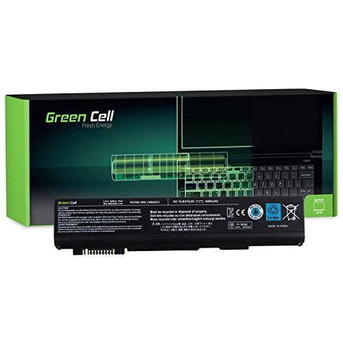 Green Cell® Standard Serie Laptop Akku für Toshiba Tecra A11-1D9 (6 Zellen 4400mAh 10.8V Schwarz)