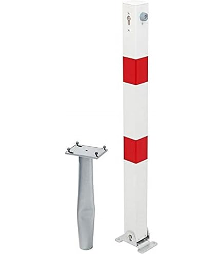 RVS afzetpaal 60-102mm - 900mm boven de grond - vast