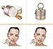 niceEshop(TM) Electric Vibration Foundation Cream 3D Pulsatory Powder Puff Face Care (Golden)