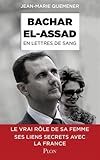 Image de Bachar al-Assad, en lettres de sang