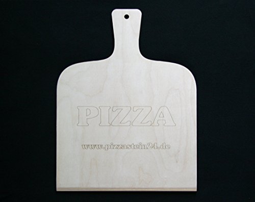 PIZZASTEIN / BROTBACKSTEIN Set, Schamottestein 40x30x3cm mit Pizzaschaufel - 3