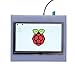 Produktbild geeekpi 5 Inch 800 x 480 HDMI Monitor LCD Display Resistive Touch Screen with Acrylic Case Holder Acrylic FOR RASPBERRY PI 3/2/Model B +