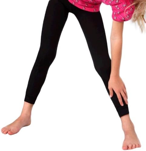 Fibrotex Kinder-Leggings 370 TB lang (110-116, perlgrau)