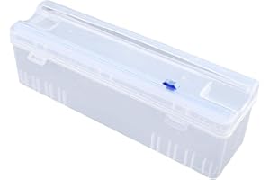 hero-s Tagliafogli salvafreschezza regolabile, per la casa, dispenser di imballaggi alimentari, pellicola protettiva, dispenser di pellicola trasparente con taglierino