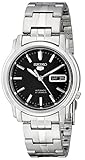 Seiko5 Analoge Herrenuhr Quarz mit Edelstahlarmband SNKK71