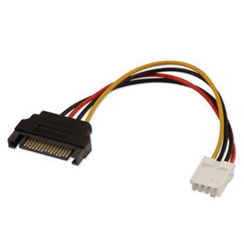 Lindy Adapter-Kabel (SATA Strom weiblich auf 3,5 Zoll / 88,9 mm Strom weiblich; 0,15 m)