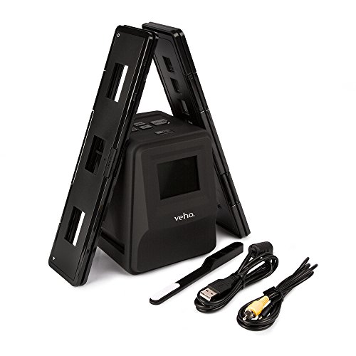 Veho Smartfix Portable Stand Alone Scanneur de película y de diapositivas negativos de 14 mégapíxeles con pantalla de 2,4 