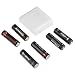 Produktbild Redstrong Batterien, 4pcs 14500 700mAh Wiederaufladbare LiFePO4 Batterie und 2 Anschlüsse für Soshine Wiederaufladbare Lithium-Ionen-Batterien Professional
